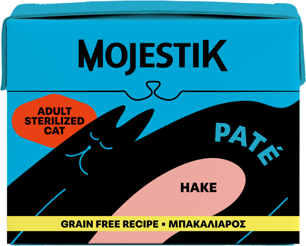 mojestik - υγρή τροφή για γάτες - ΜΠΑΚΑΛΙΑΡΟΣ