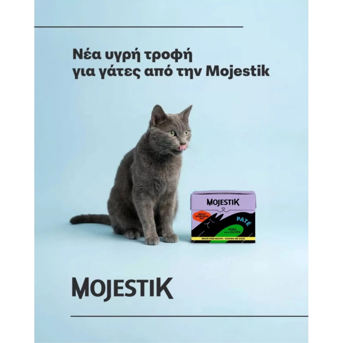 mojestik - πατέ - υγρή τροφή για γάτες